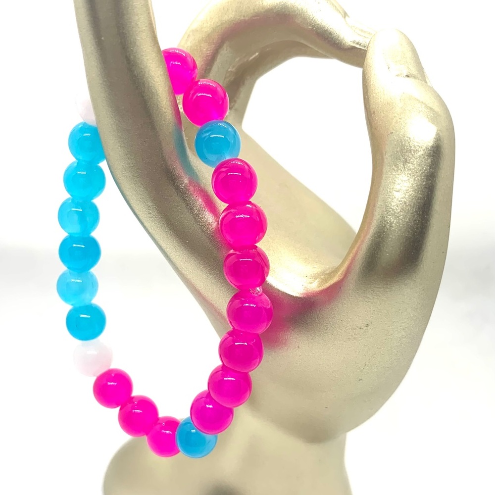 [Tutti Frutti] Stretchy Elastic Glass Beaded Bracelet